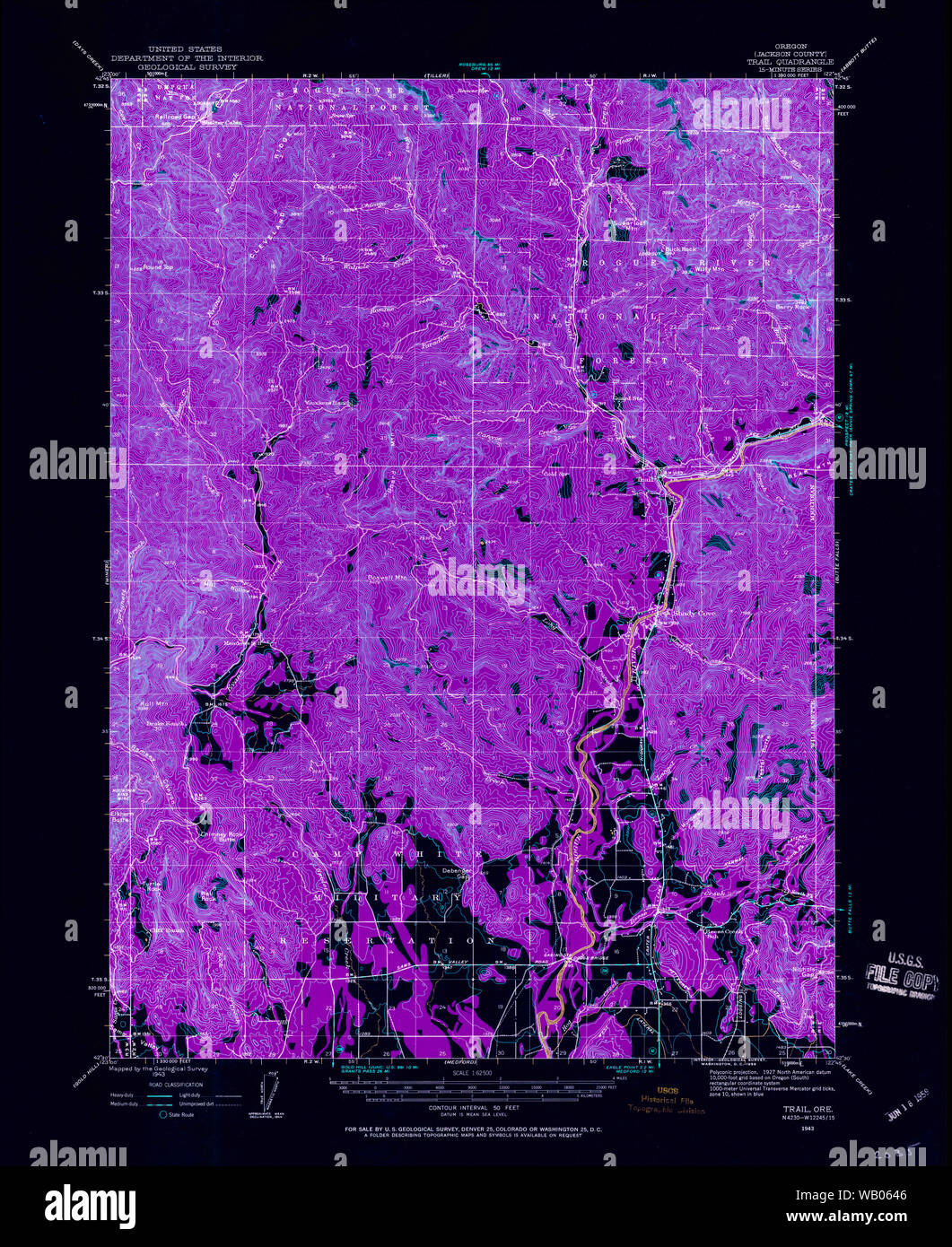 Oregon trail map hires stock photography and images Alamy
