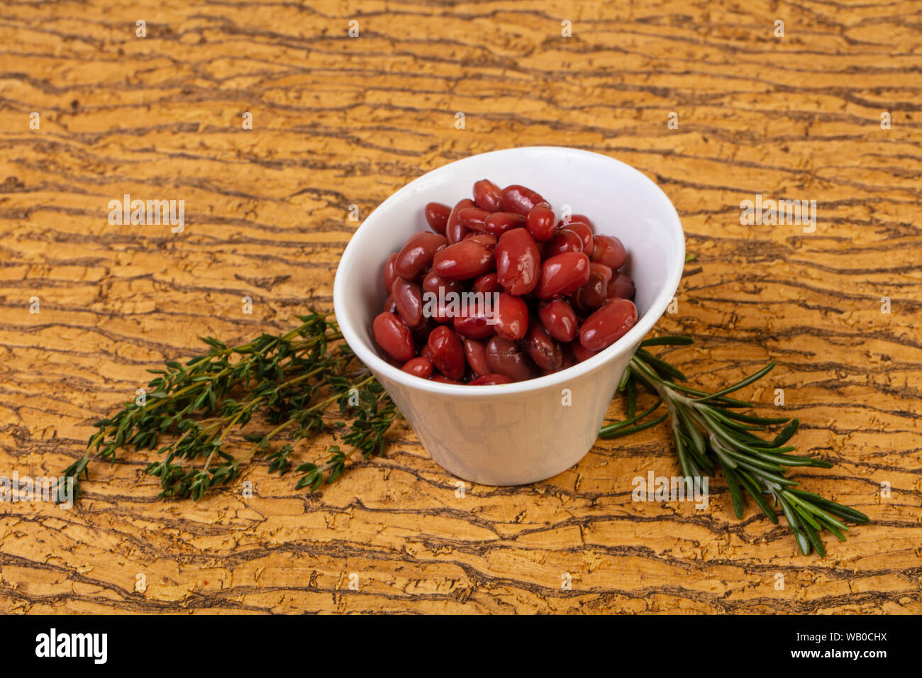 Baked red kidney with tomato sauce Stock Photo Alamy