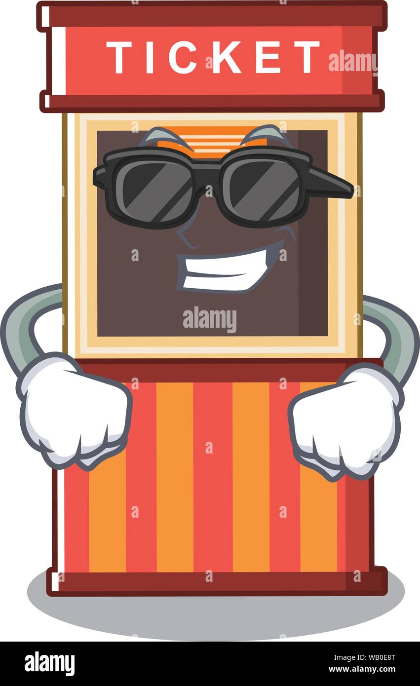 Super cool ticket booth in the cartoon shape Stock Vector Image & Art ...