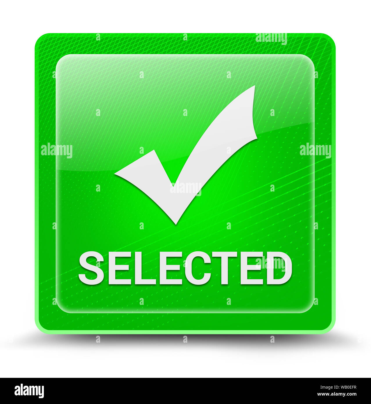 Selected icon hi-res stock photography and images - Alamy