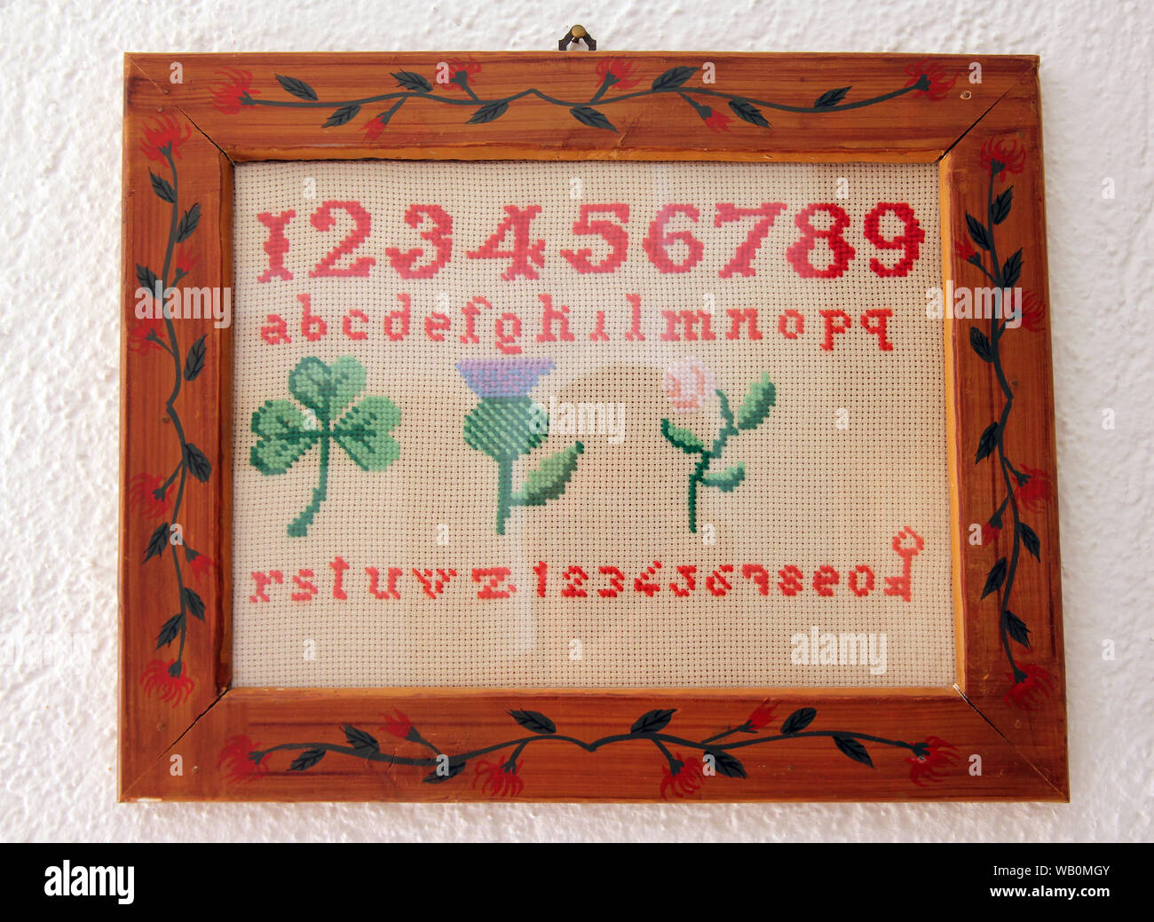 Embroidery alphabet hires stock photography and images Alamy