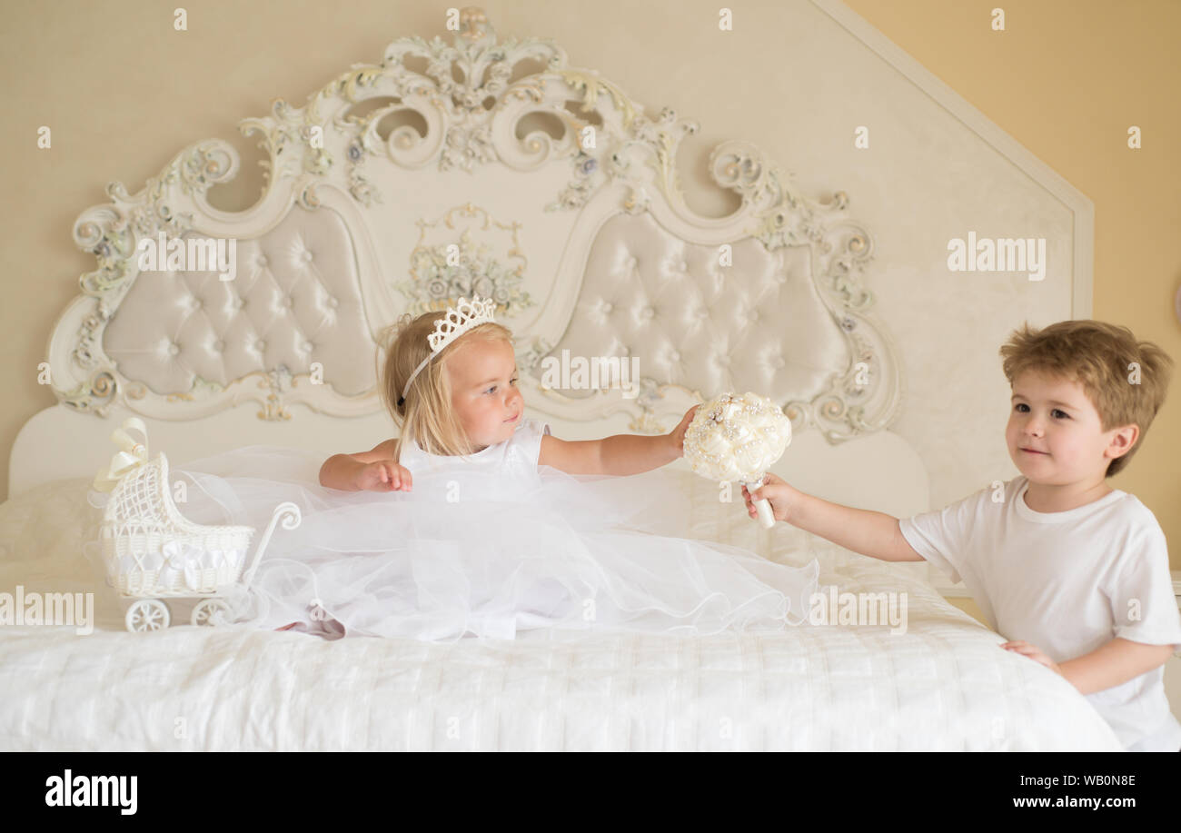 Hairstyle For Every Length Little Children Ready For Wedding