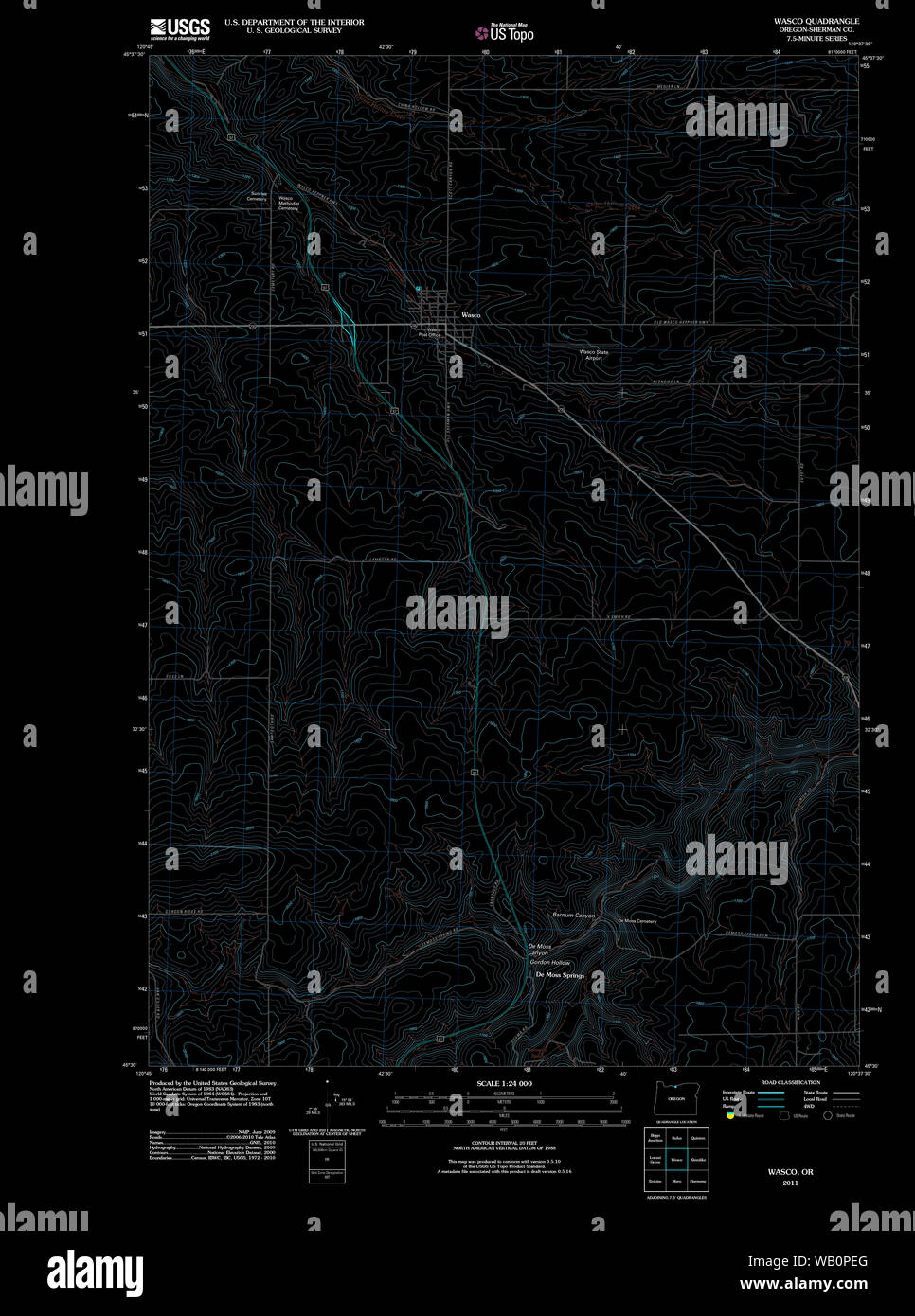 Map of wasco hires stock photography and images Alamy