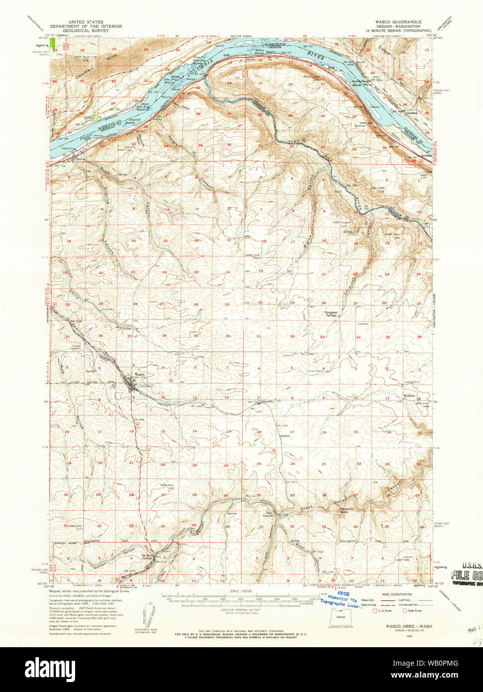 Map of wasco hires stock photography and images Alamy