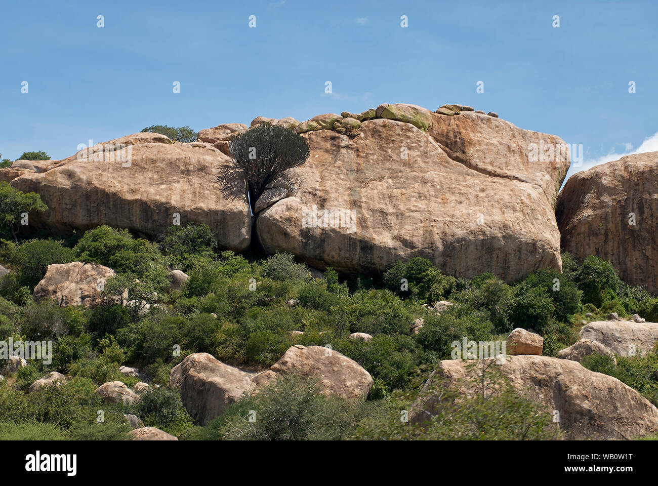 Rock formations near Nala off the Dodoma - Singida road in the Manyara ...