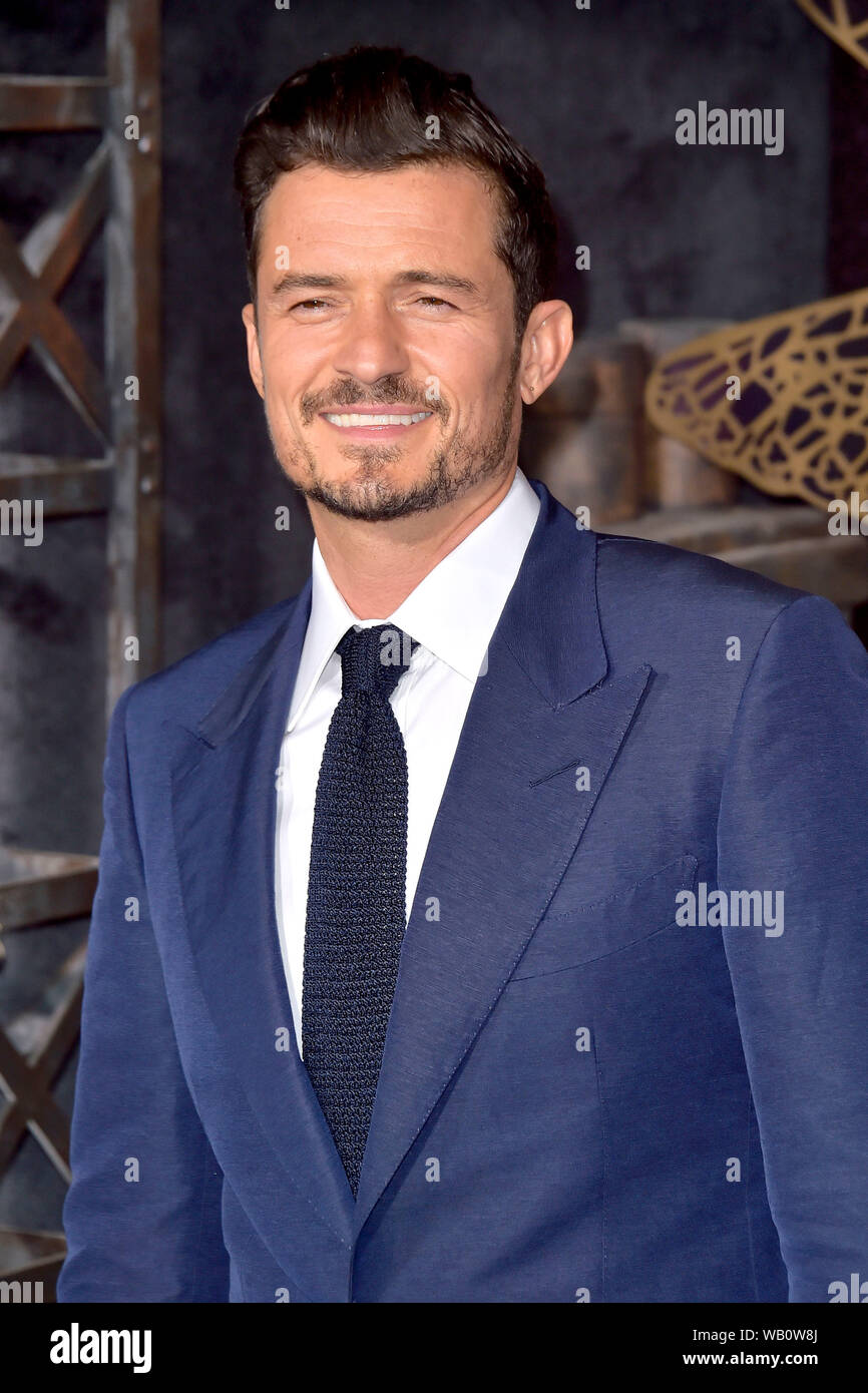 Los Angeles, USA. 21st Aug, 2019. Orlando Bloom at the premiere of the
