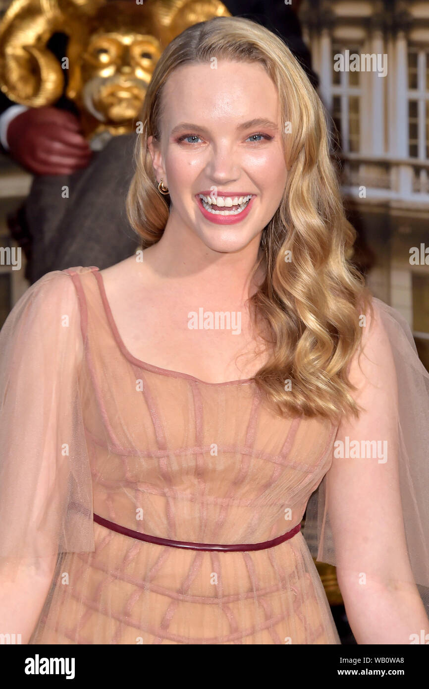 Los Angeles, USA. 21st Aug, 2019. Tamzin Merchant at the premiere of