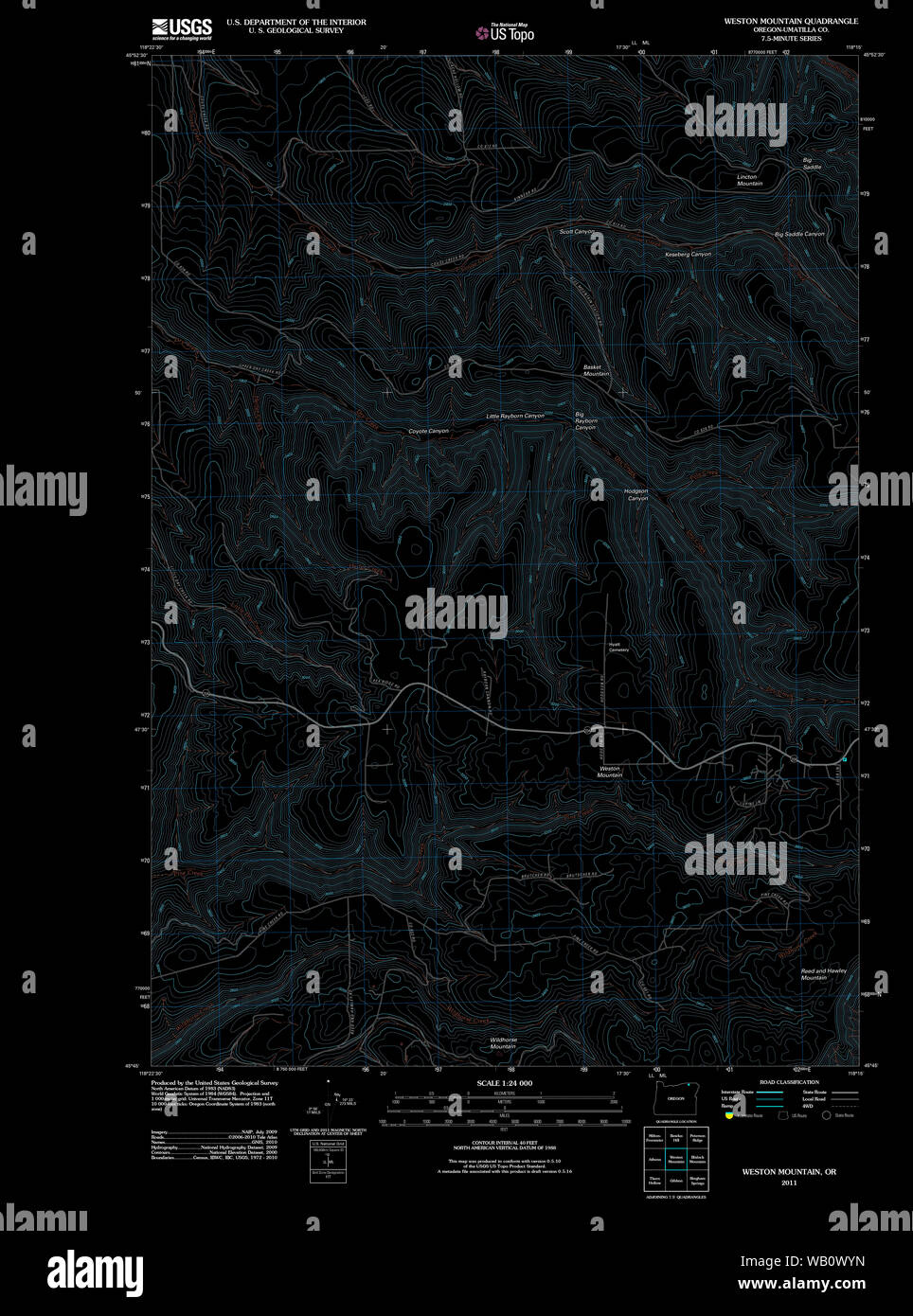 Map of weston hires stock photography and images Alamy