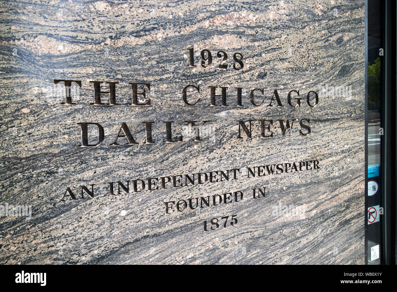 the chicago daily news building chicago illinois united states of
