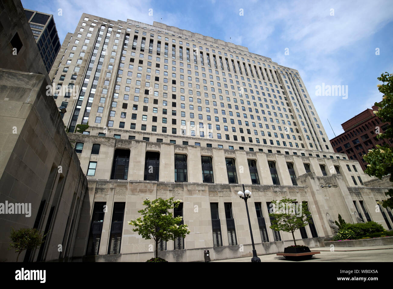 two north riverside plaza originally the chicago daily news building chicago illinois united states of america Stock Photo