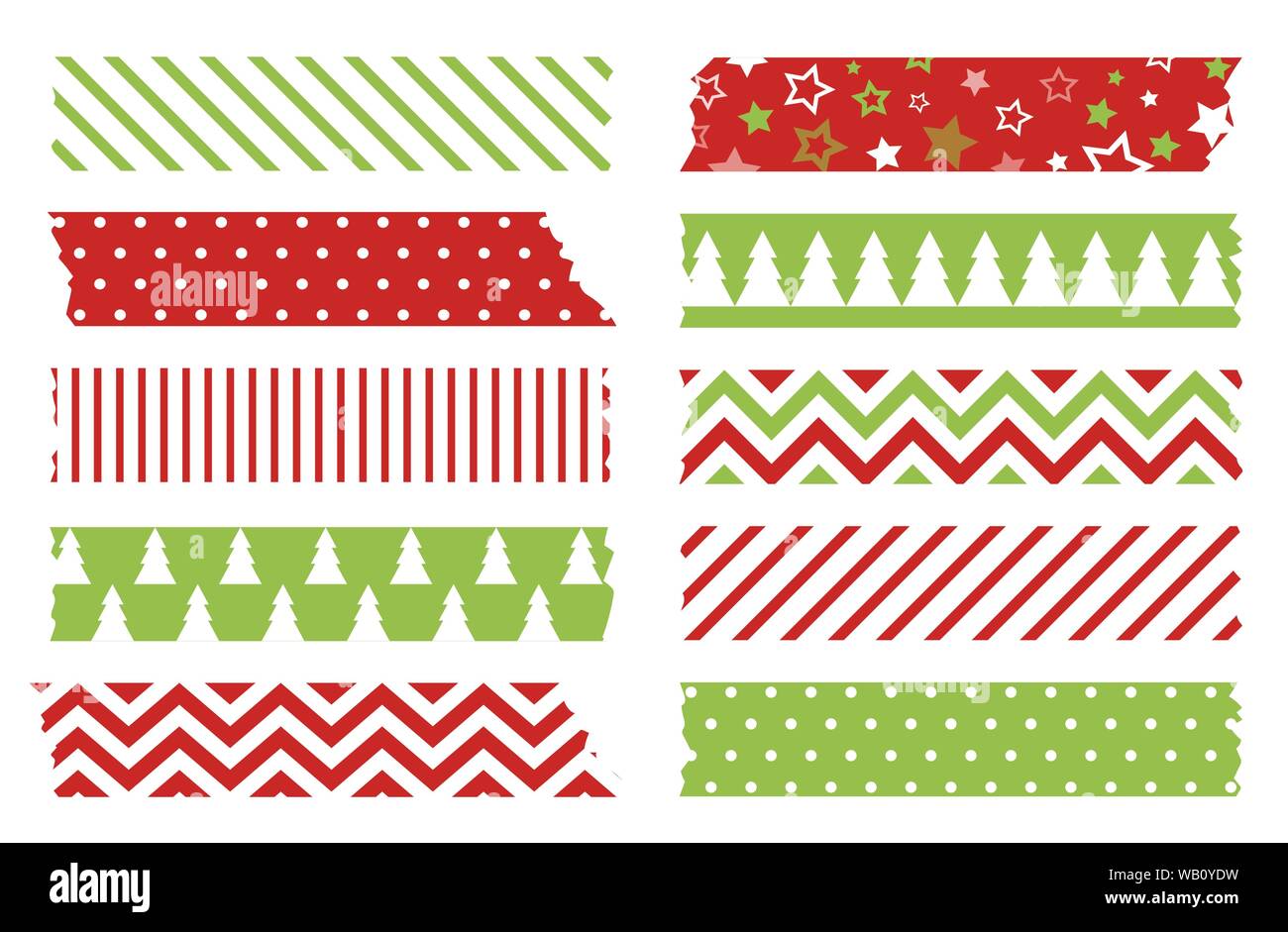 Christmas washi tape hi-res stock photography and images - Alamy