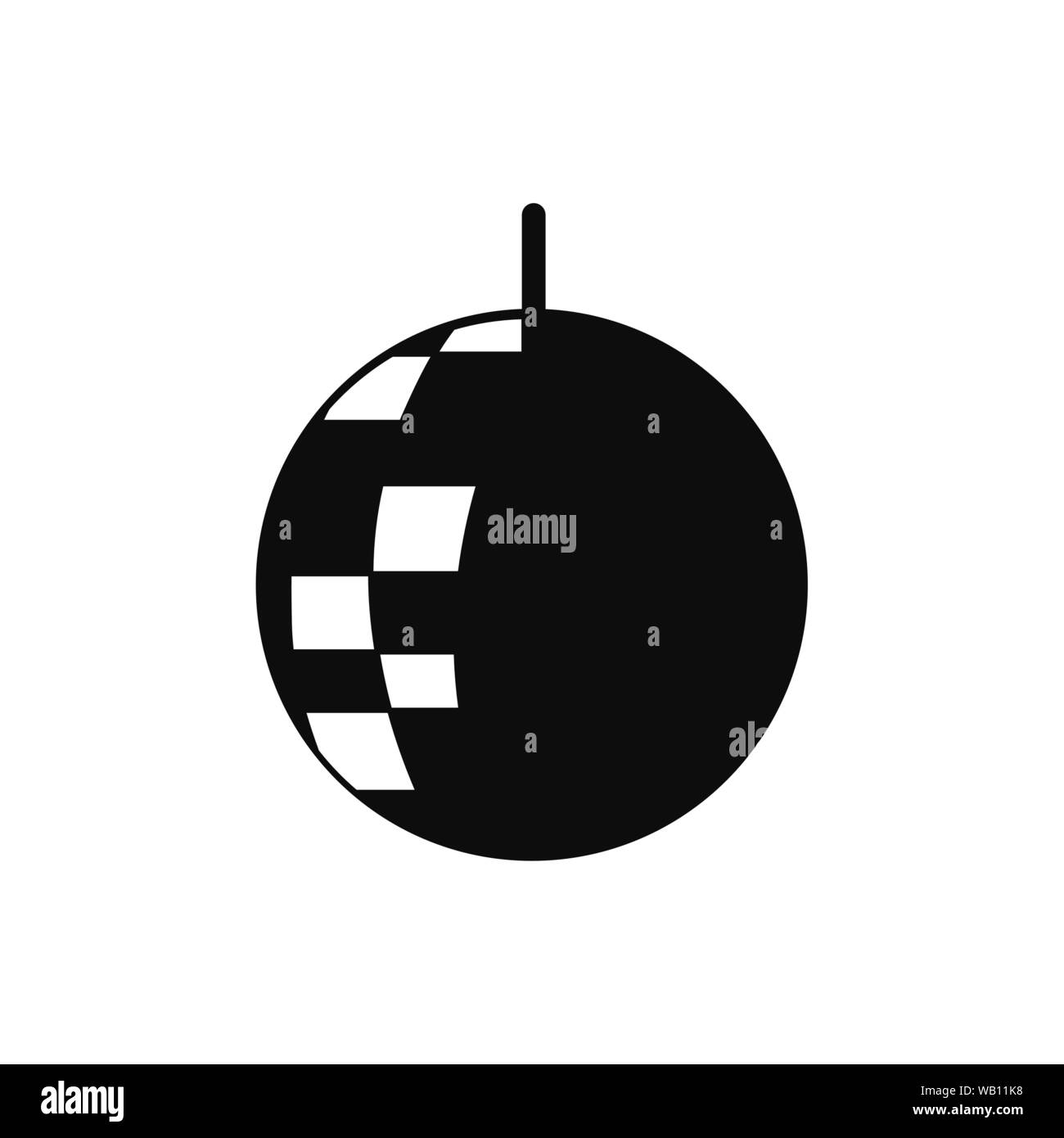 disco ball music sound design vector illustration Stock Vector Image