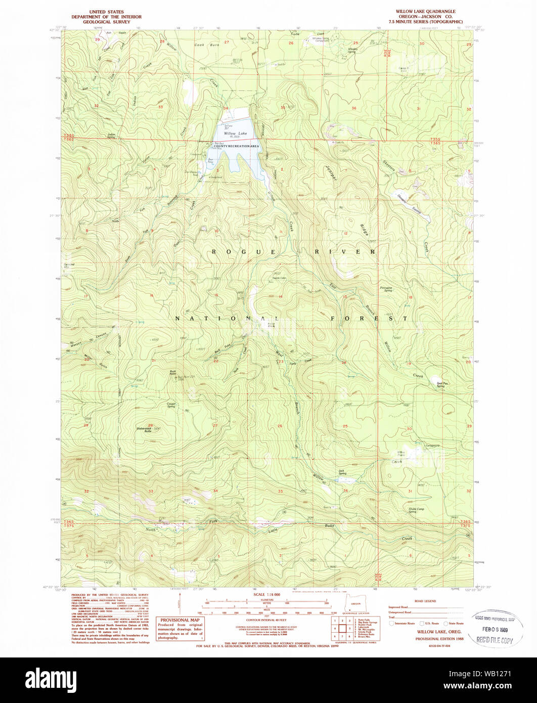 Willow lake map hires stock photography and images Alamy