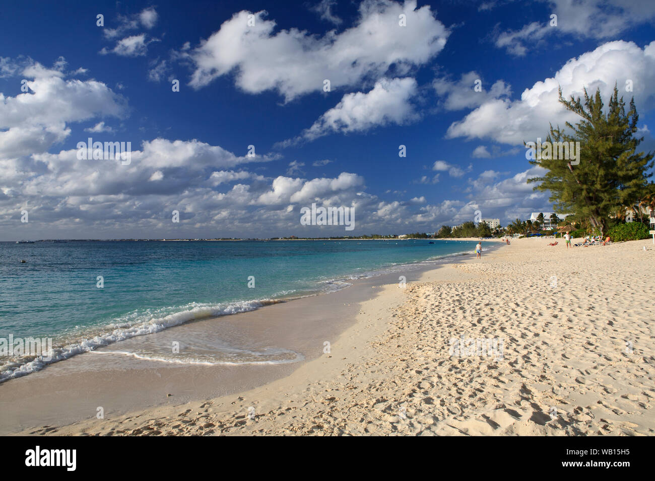 Seven Mile Beach, Grand Cayman, Cayman Islands Stock Photo