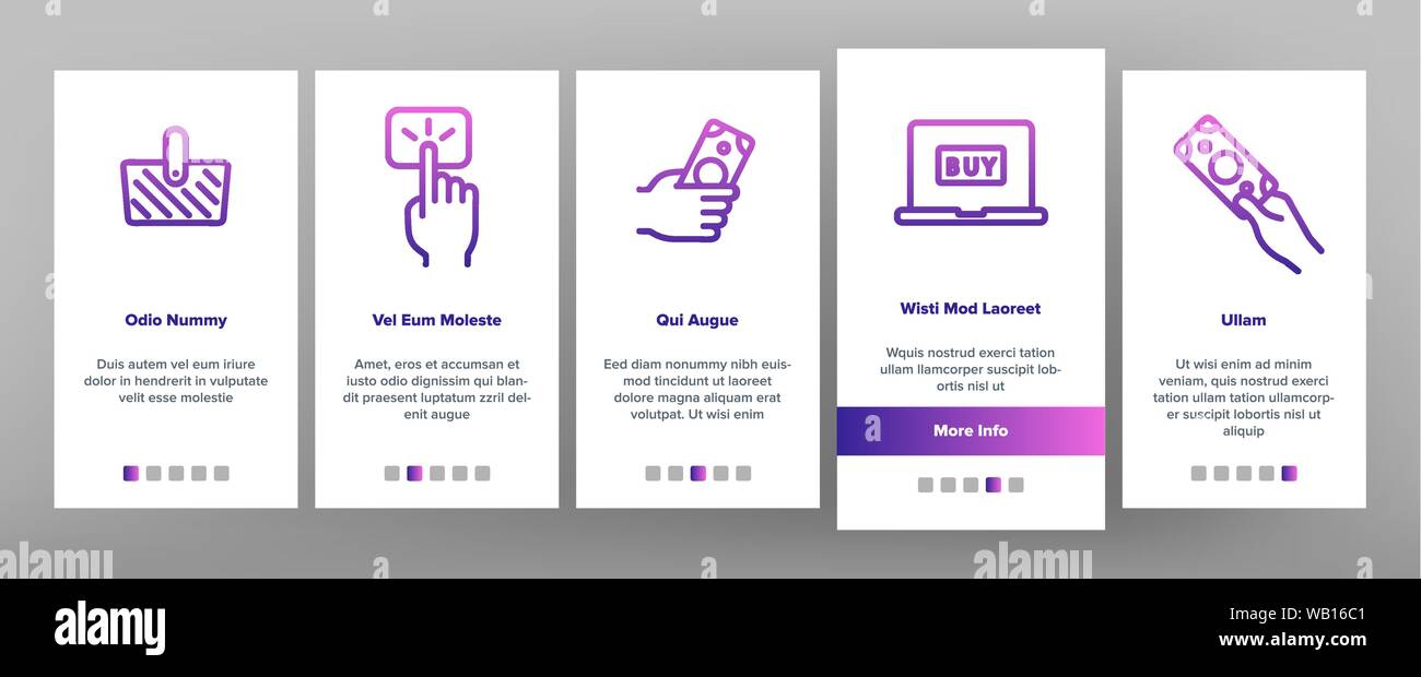 Buyer Elements Onboarding Vector Stock Vector Image & Art - Alamy