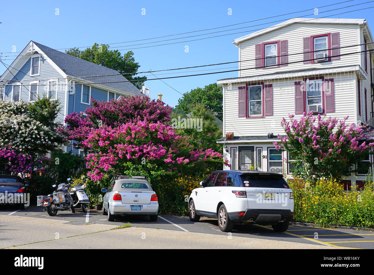 OCEAN GROVE, NJ 10 AUG 2019 View of Ocean Grove, a town on the New