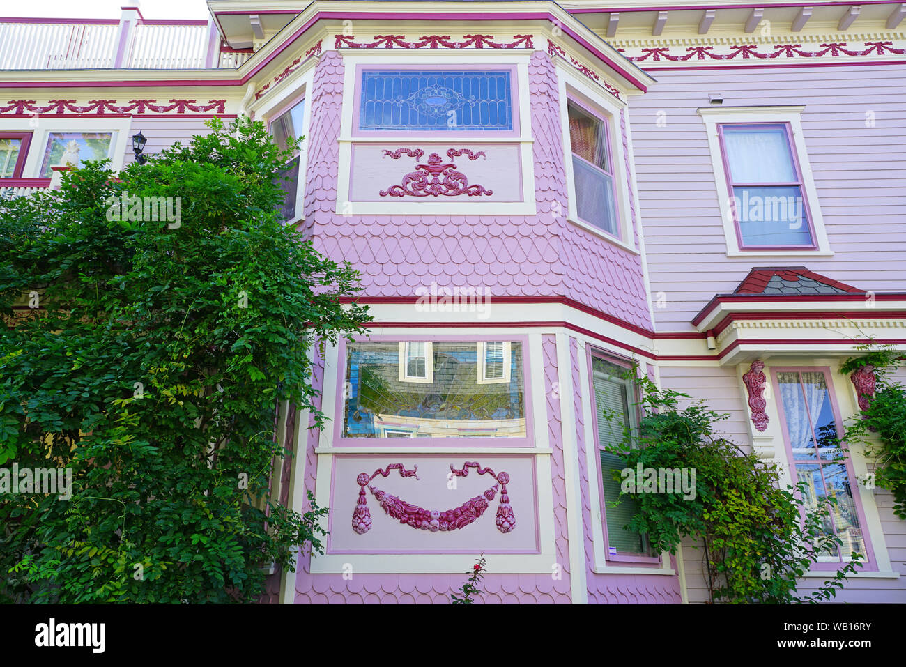 OCEAN GROVE, NJ 10 AUG 2019 View of Ocean Grove, a town on the New