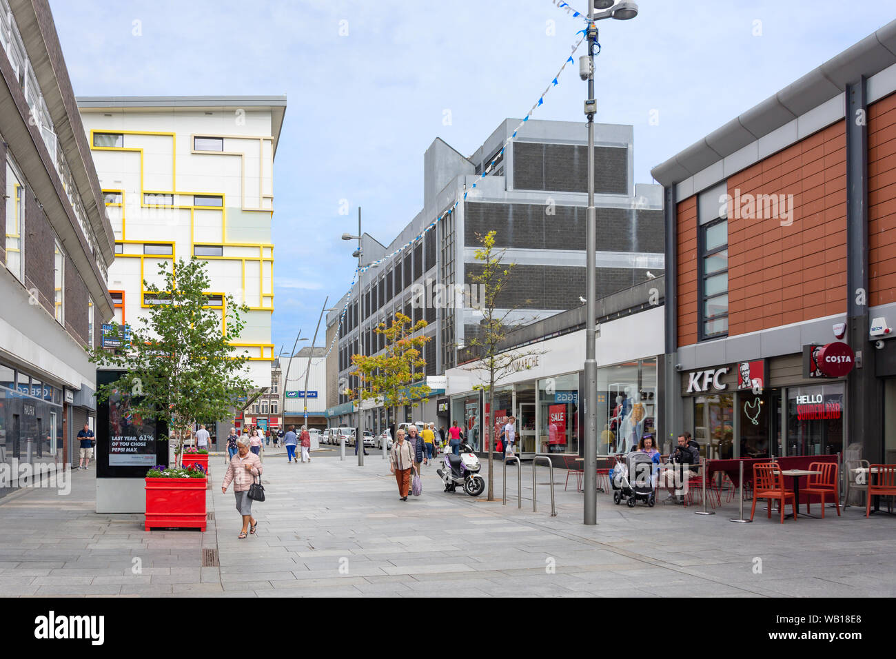 Market Square, Sunderland, Tyne and Wear, England, United Kingdom Stock