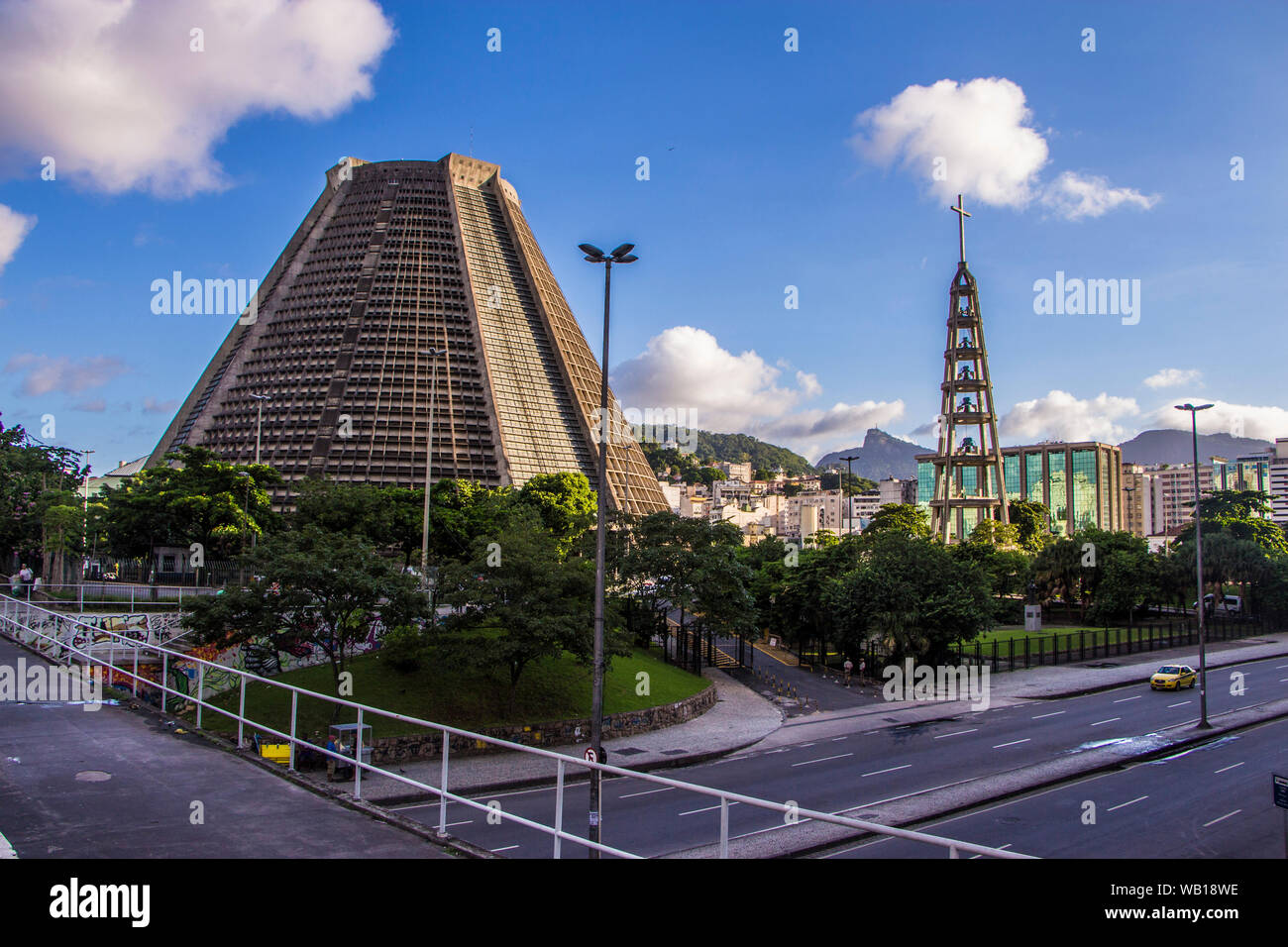 Metropolitan Cathedral of St. Sebastian, Rio de Janeiro, Brazil Stock ...
