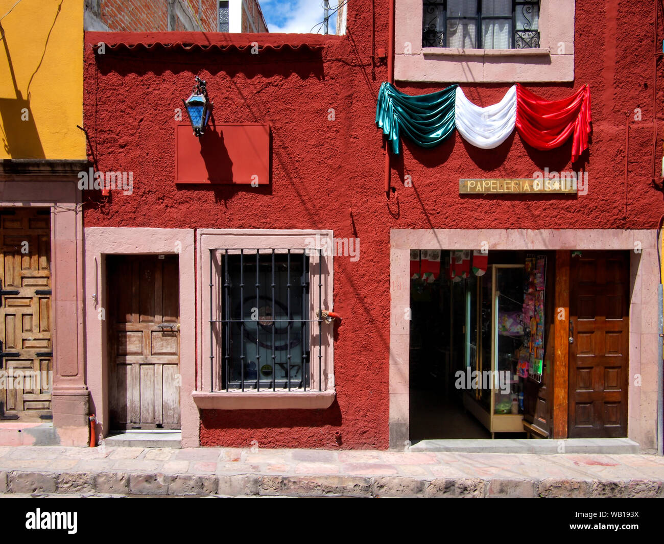 San Miguel De Allende, a city and municipality in the region of Guanajuato in central Mexico.  The historic town centre is a World Heritage Site. Stock Photo