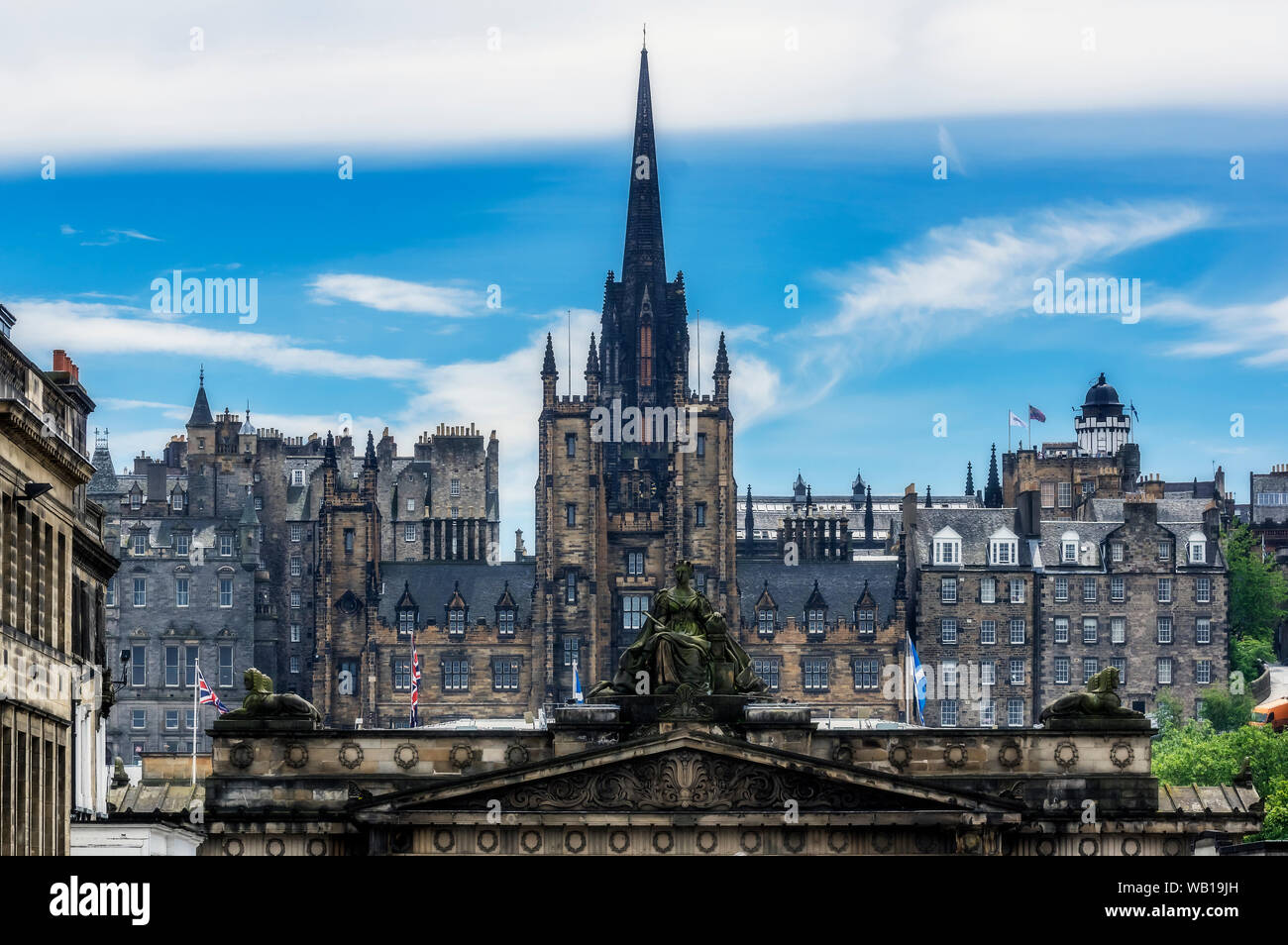 UK, Scotland, Edinburgh, view to the city Stock Photo