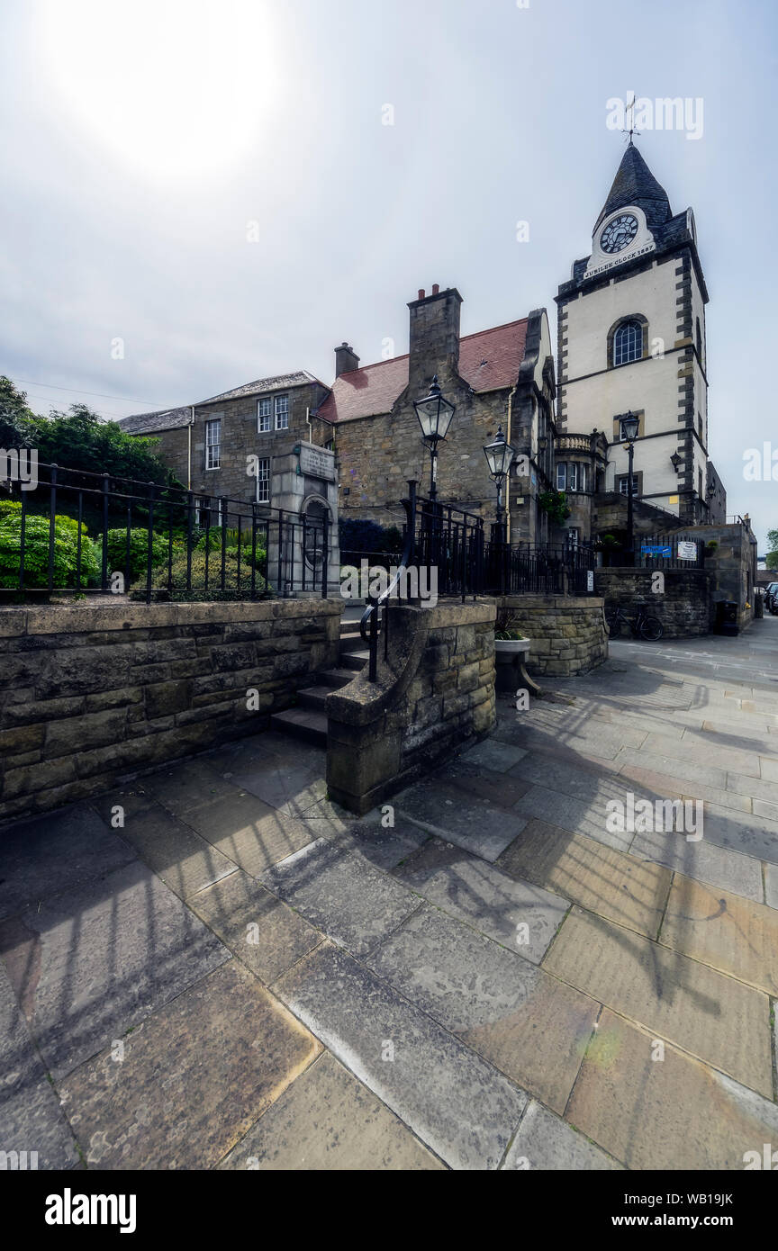 United Kingdom, Scotland, South Queensferry, Tolbooth Tower Stock Photo