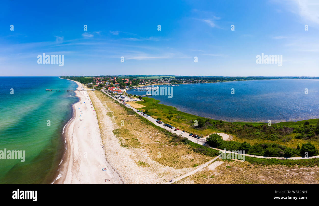 Germany, Mecklenburg-Western Pomerania, Bay of Wismar, Peninsula Wustrow, Baltic sea seaside resort Rerik Stock Photo