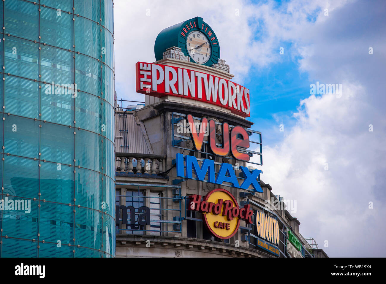 The Printworks, Manchester, UK. Stock Photo