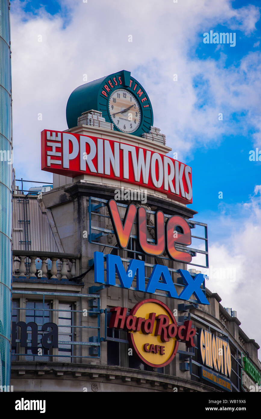 The Printworks, Manchester, UK. Stock Photo