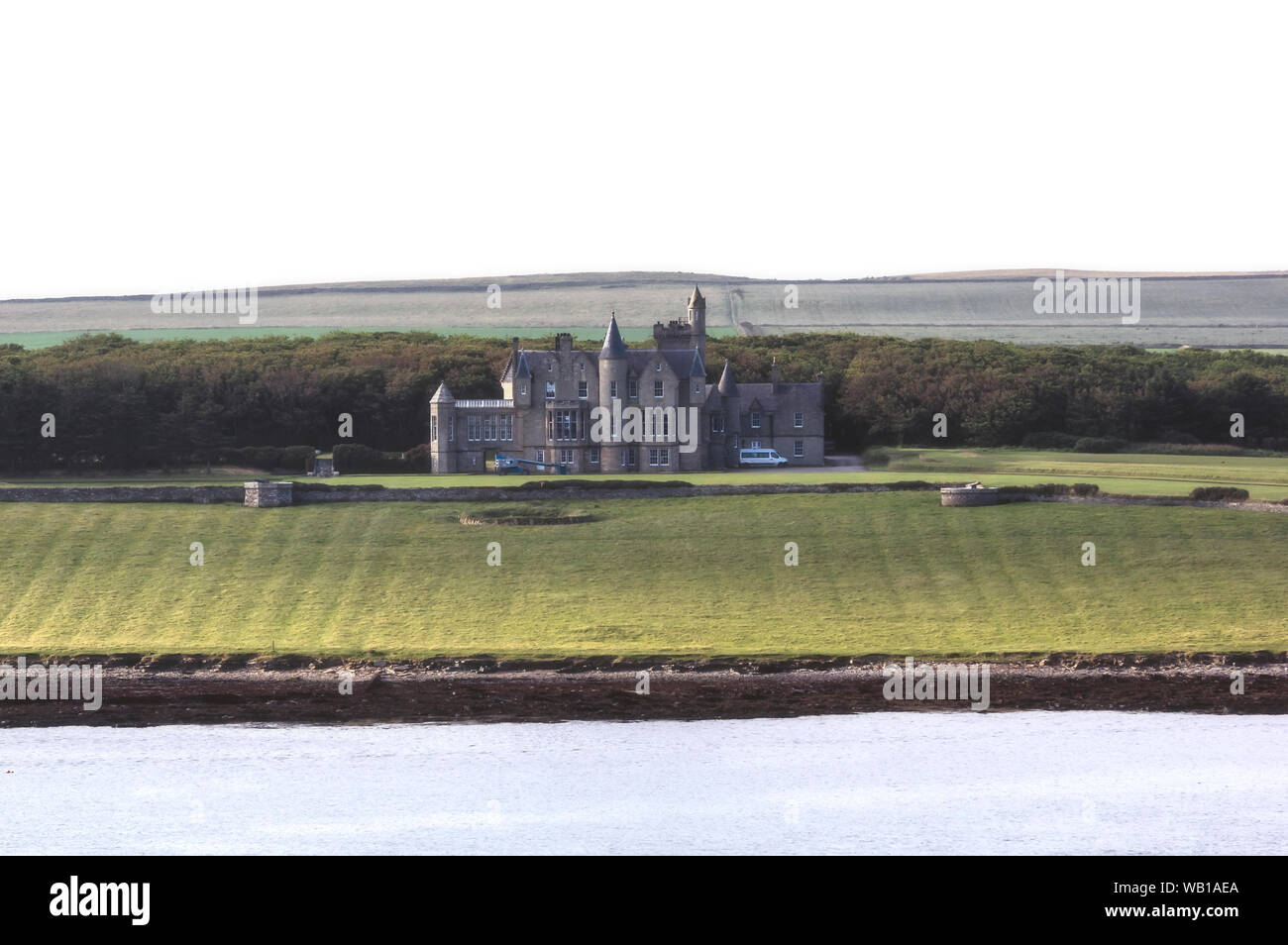 Great Britain, Scotland, Orkney Islands, Shapinsay, Balfour Castle Stock Photo