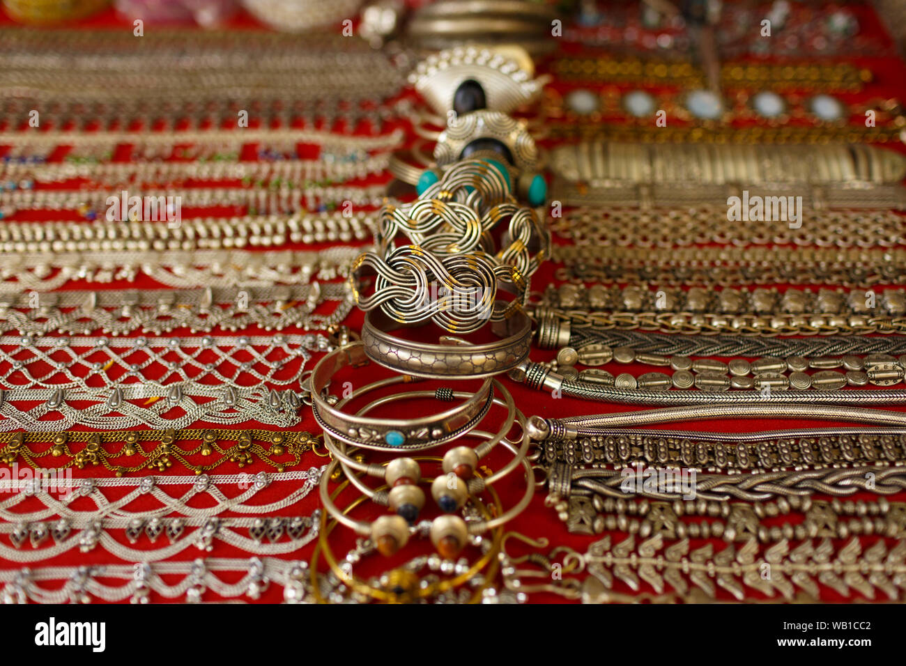 handmade jewelry industry in asia Stock Photo
