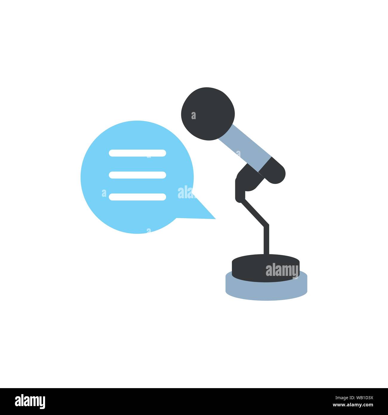 microphone audio device technology icon vector illustration design ...