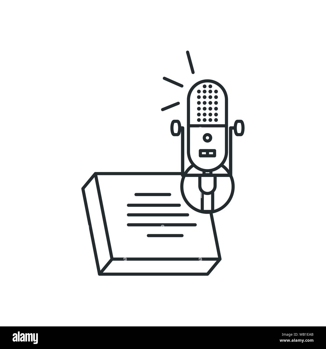 microphone audio device technology icon vector illustration design ...