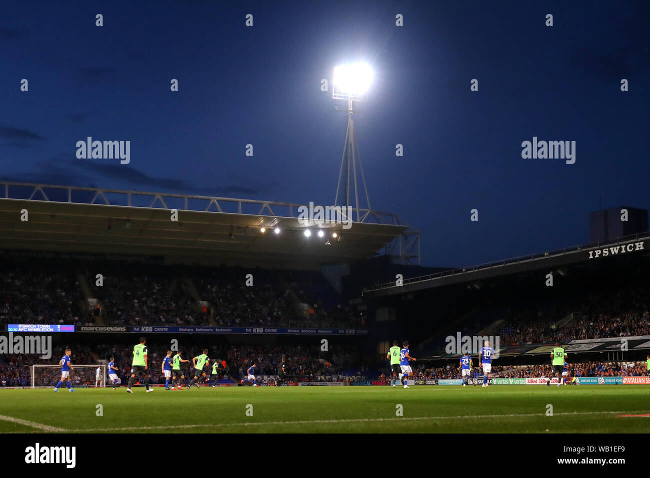 General view of Portman Road, Home of Ipswich Town Football Club - Ipswich Town v AFC Wimbledon, Sky Bet League One, Portman Road, Ipswich, UK - 20th August 2019  Editorial Use Only - DataCo restrictions apply Stock Photo