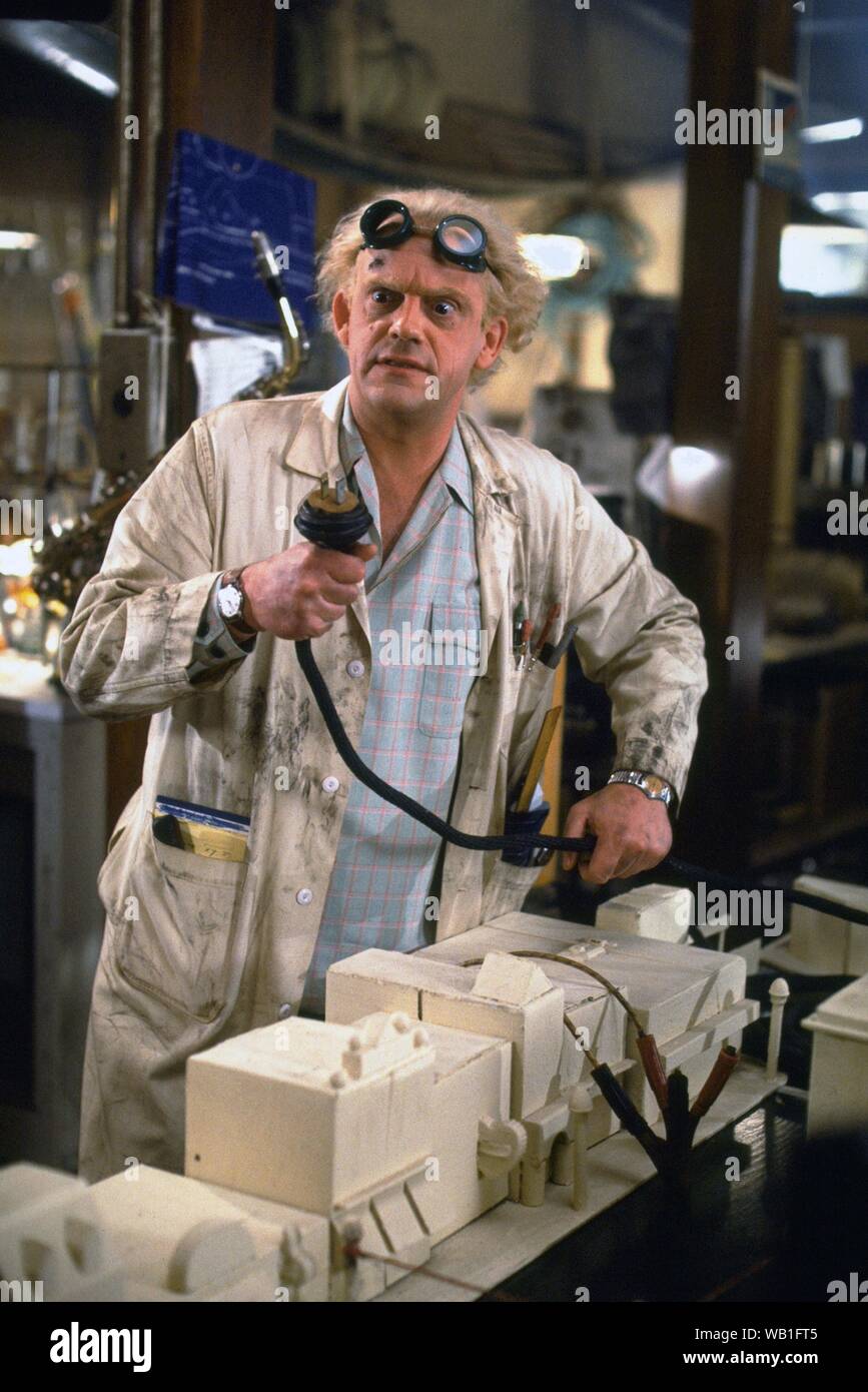 CHRISTOPHER LLOYD in BACK TO THE FUTURE (1985), directed by ROBERT