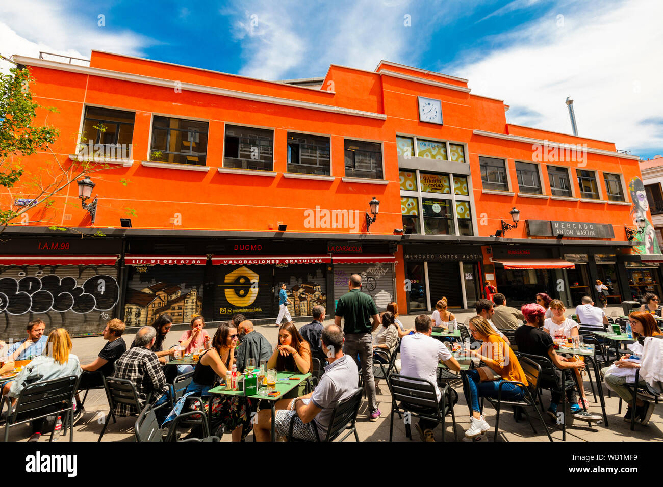 Mercado De Anton Martin Madrid Spain South West Europe Stock Photo Mercado De Anton Martin Madrid Spain South West Europe Stock Photo