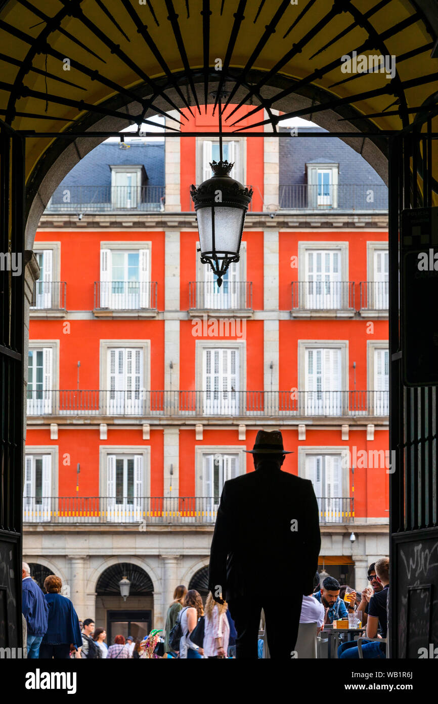 Madrid plaza mayor details hi-res stock photography and images - Alamy