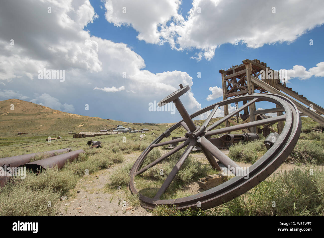 Ghost town landscape in Bodie, CA Stock Photo Alamy