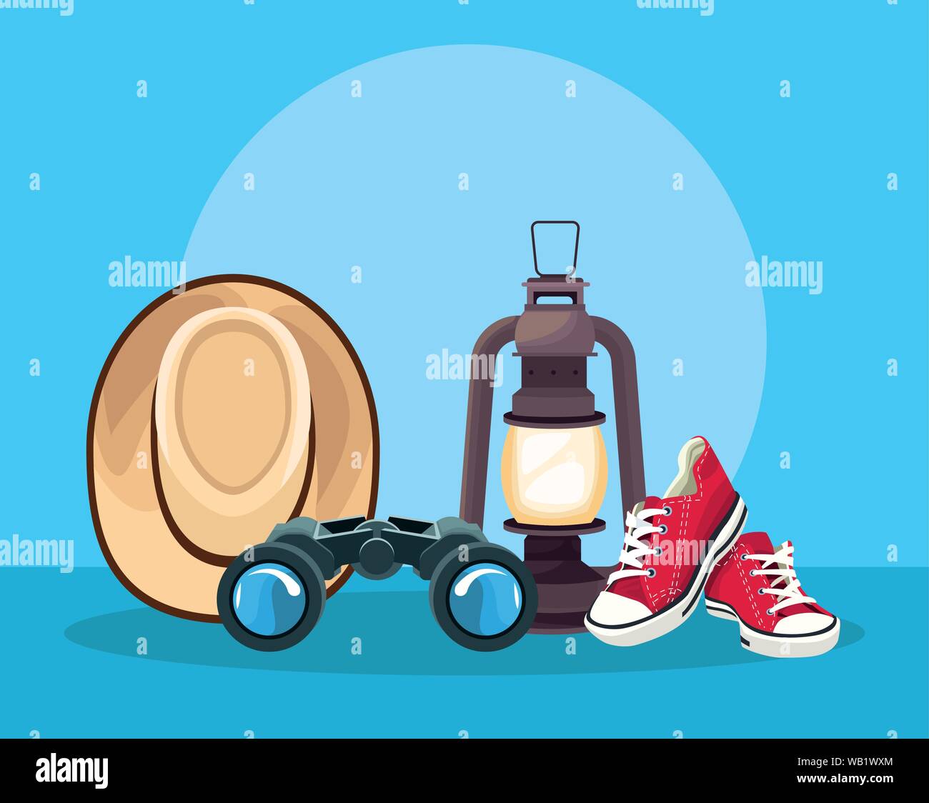 Travel and adventure in with backpack Stock Vector Image & Art - Alamy