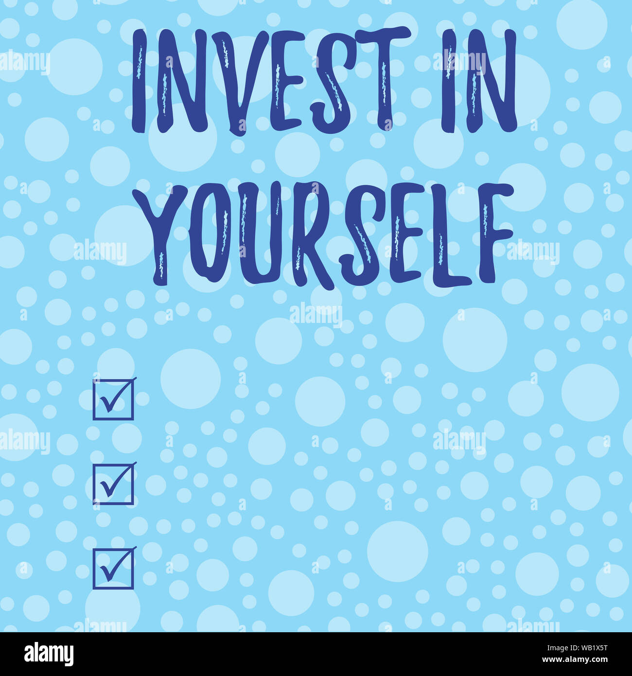 Conceptual hand writing showing Invest In Yourself. Concept meaning ...