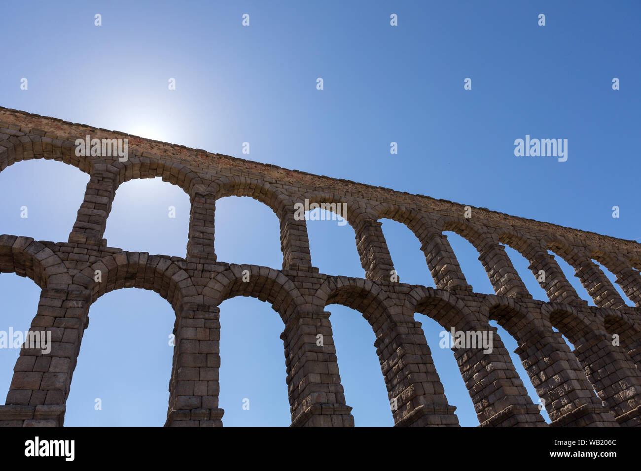 Segovia Aqueduct, ruins of ancient Rome, Segovia, Spain Stock Photo - Alamy
