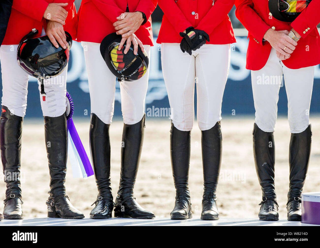 Euro Equestrian Rider Rotterdam, Netherlands. 23rd Aug, 2019. European Championships ...