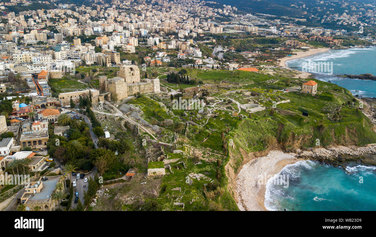 Byblos Castle, Byblos, Lebanon Stock Photo