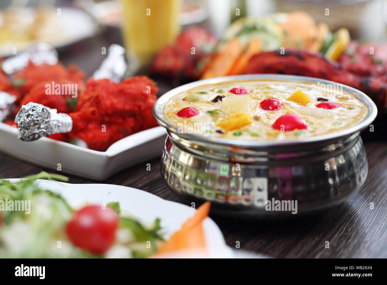Indian food. Traditional Indian cuisine. Stock Photo