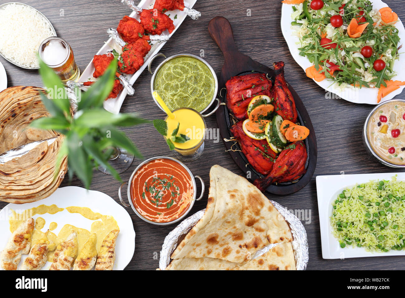 Indian food. Traditional Indian cuisine. Stock Photo