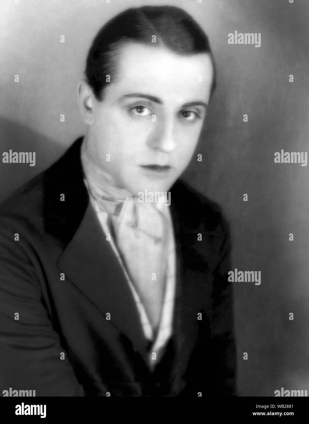 Actor Paul Ellis, Original name Manuel Granado, Publicity Portrait, MGM, Photo by Ruth Harriet Louise, 1920's Stock Photo