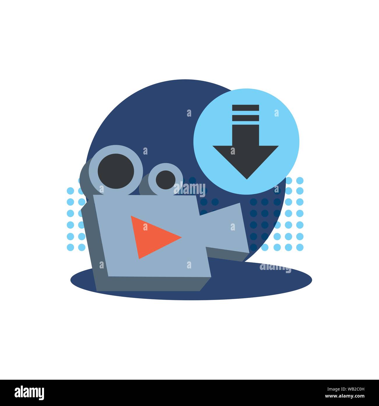 video camera film device icon vector illustration design Stock Vector ...