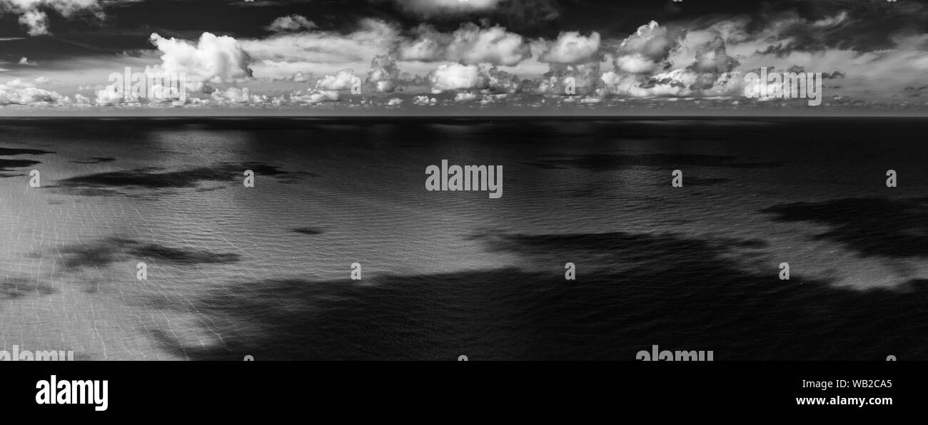 Cloudy bay view Black and White Stock Photos & Images - Alamy
