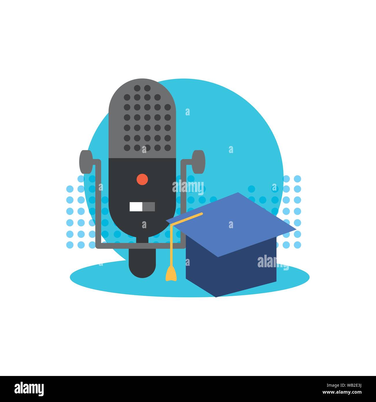 microphone audio device technology icon vector illustration design ...
