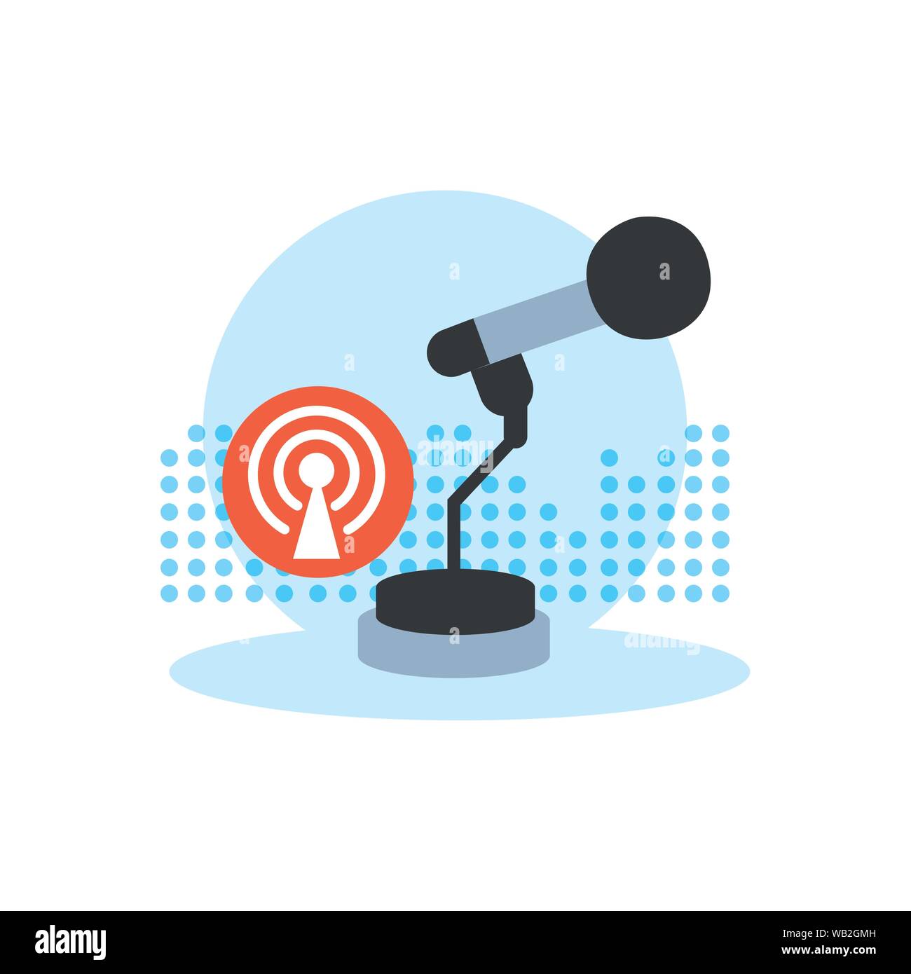 microphone audio device technology icon vector illustration design ...